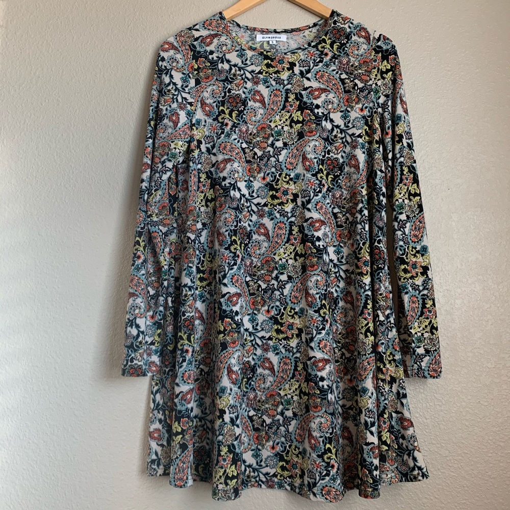 Vintage Inspired Long Sleeve Dress